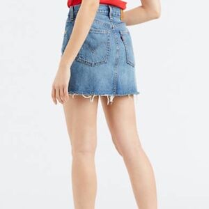 LEVI'S Re/Done Denim 501 Mini Skirt 30